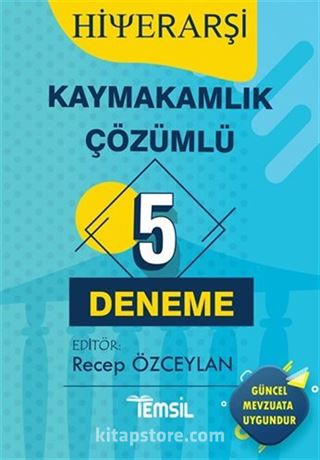 Hiyerarşi Kaymakamlık Tamamı Çözümlü 5 Deneme