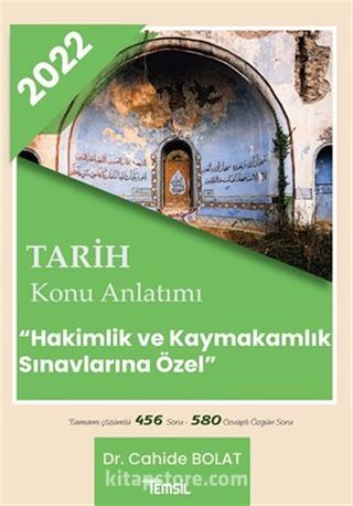 Tarih Konu Anlatımı 'Hakimlik Ve Kaymakamlık Sınavlarına Özel