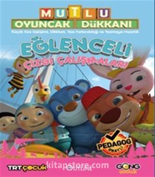 Mutlu Oyuncak Dükkanı Eğlenceli Ve Etkinlikli Çizgi Çalışmaları