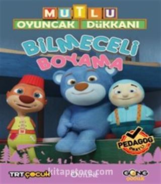 Mutlu Oyuncak Dükkanı Bilmeceli Boyama Kitabı