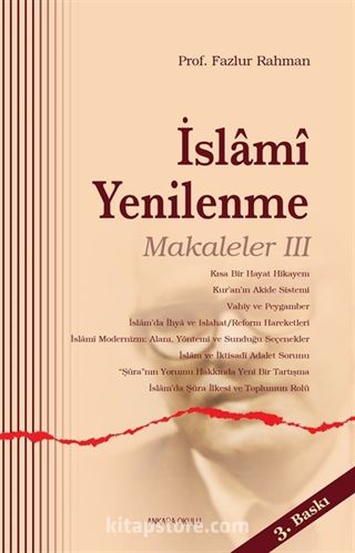 İslami Yenilenme: Makaleler 3