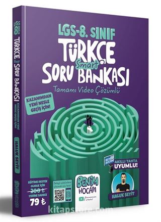 2023 LGS 8.Sınıf Türkçe Smart Tamamı Video Çözümlü Soru Bankası