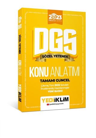 2023 Prestij Serisi DGS Sözel Yetenek Konu Anlatımı