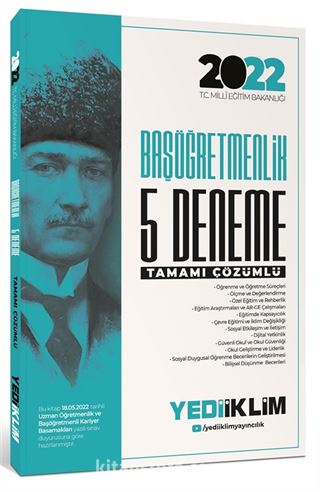 MEB Öğretmenlik Kariyer Basamakları Başöğretmenlik Tamamı Çözümlü 5 Deneme