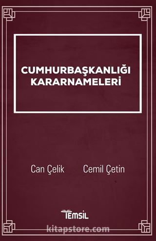 Cumhurbaşkanlığı Kararnameleri