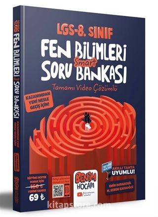 2023 LGS 8.Sınıf Fen Bilimleri Smart Tamamı Video Çözümlü Soru Bankası