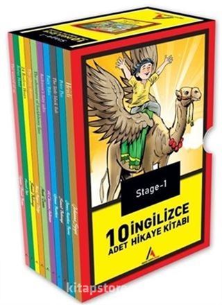 Stage-1 İngilizce Hikaye Seti 10 Kitap