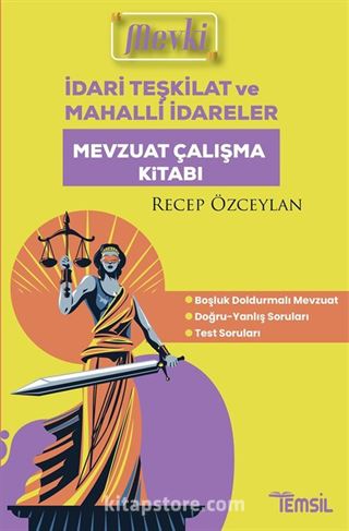 Mevki İdari Teşkilat Ve Mahalli İdareler Mevzuat Çalışma Kitabı