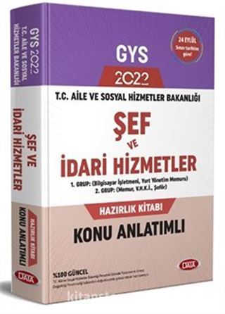 T.C. Aile ve Sosyal Hizmet Bakanlığı GYS Şef ve İdari Hizmetler Konu Anlatımlı