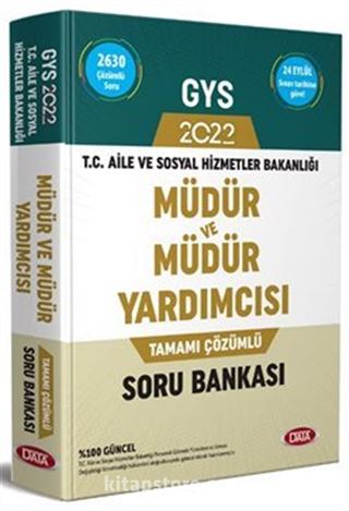 T.C. Aile ve Sosyal Hizmet Bakanlığı GYS Müdür ve Müdür Yardımcısı Tamamı Çözümlü Soru Bankası