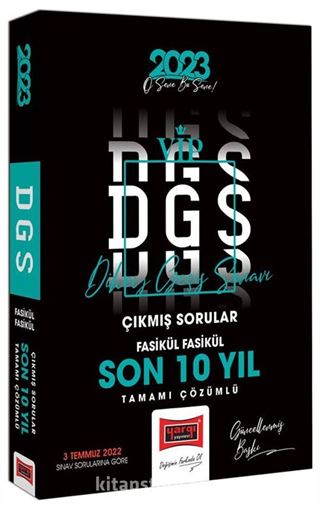 2023 DGS Son 10 Yıl Tamamı Çözümlü Fasikül Fasikül Çıkmış Sınav Soruları