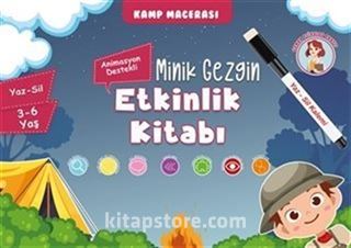 Minik Gezgin Etkinlik Kitabı - Kamp Macerası