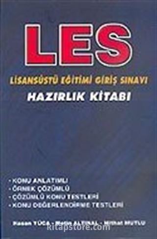 LES: Lisansüstü Eğitimi Giriş Sınavı Hazırlık Kitabı