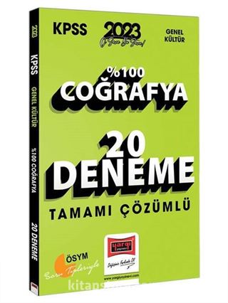 2023 KPSS Coğrafya Tamamı Çözümlü 20 Deneme