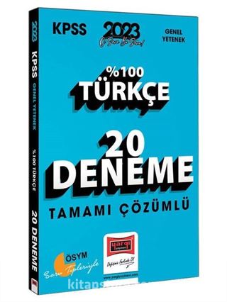 2023 KPSS Türkçe Tamamı Çözümlü 20 Deneme