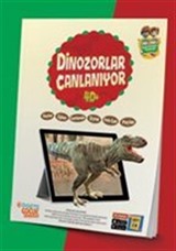 Dinozorlar Canlanıyor 4D+ Kitap (7 Dinozor+ Canlanan Kitap-+ AR Mobil Uygulama)