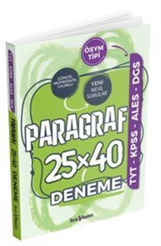 Paragraf 25x40 Deneme