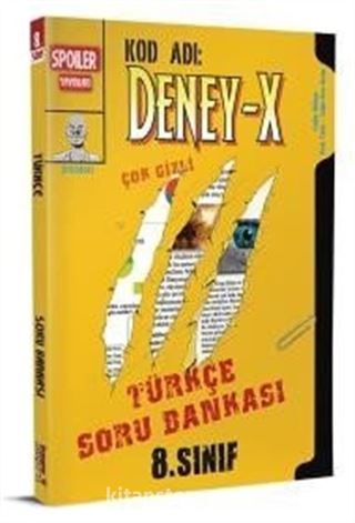 8. Sınıf Deney-X Türkçe Soru Bankası