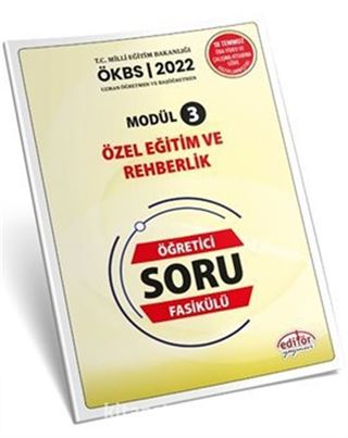 Uzman ve Başöğretmen Modül 3 Özel Eğitim ve Rehberlik Öğretici Soru Fasikülü