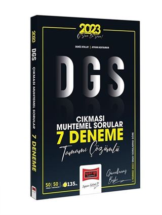 2023 DGS Çıkması Muhtemel Sorular Tamamı Çözümlü 7 Deneme