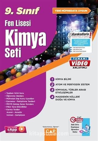 9. Sınıf Fen Lisesi Kimya Seti