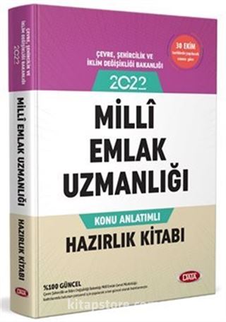 Milli Emlak Uzmanlığı Özel Sınavı Konu Anlatımlı Hazırlık Kitabı