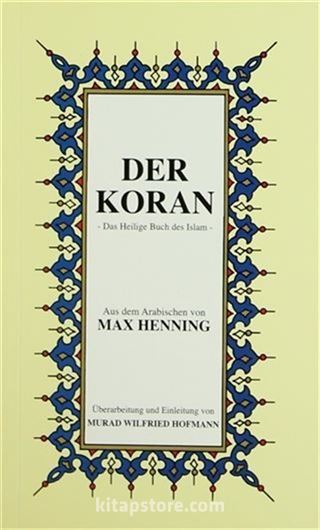 Der Koran (Almanca Küçük Boy Karton Kapak)