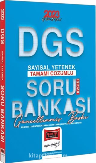 2023 DGS Soru Avcısı Tamamı Çözümlü Sayısal Yetenek Soru Bankası