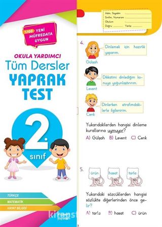 2. Sınıf Tüm Dersler Yaprak Test