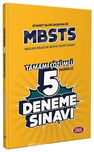 Diyanet İşleri Başkanlığı Mesleki Bilgiler Seviye Tespit Sınavı (Mbsts) Tamamı Çözümlü 5 Fasikül Deneme