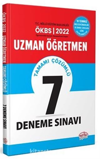 Uzman Öğretmen Tamamı Çözümlü 7 Deneme Sınavı