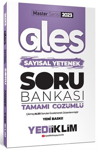 2023 Master Serisi Ales Sayısal Yetenek Tamamı Çözümlü Soru Bankası