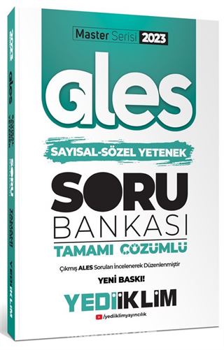 2023 Master Serisi Ales Sayısal- Sözel Yetenek Tamamı Çözümlü Soru Bankası