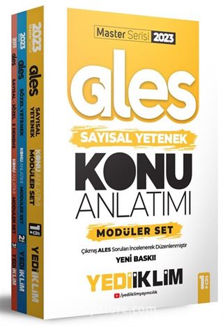 2023 Master Serisi Ales Konu Anlatımlı Modüler Set (3 Cilt)