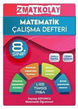 Zmatkolay 8. Sınıf Matematik Çalışma Defteri