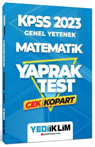 2023 KPSS Genel Yetenek Matematik Çek Kopart Yaprak Test