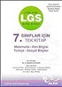 LGS Giriş Sınavı: 7. Sınıflar İçin Tek Kitap Matematik - Fen Bilgisi - Sosyal Bilgiler