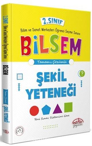 2. Sınıf Bilsem Hazırlık Şekil Yeteneği Tamamı Çözümlü