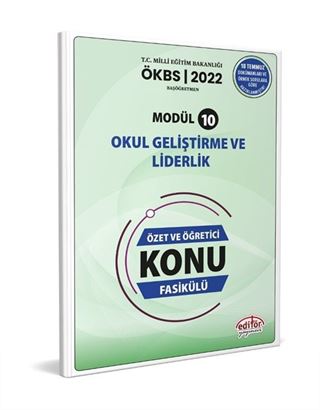 Başöğretmen Modül 10 Okul Geliştirme Ve Liderlik Özet ve Öğretici Konu Anlatımlı