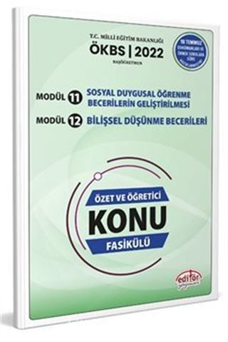 Başöğretmen Modül 11 Sosyal Duygusal Öğrenme Becerilerin Geliştirilmesi / Modül 12 Bilişsel Düşünme Becerileri