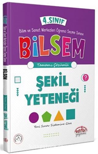 4. Sınıf Bilsem Hazırlık Şekil Yeteneği Tamamı Çözümlü