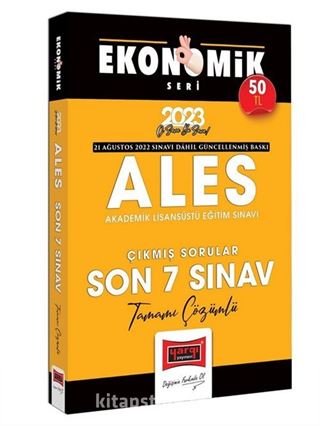 2023 ALES Ekonomik Seri Tamamı Çözümlü Son 7 Sınav Çıkmış Sorular