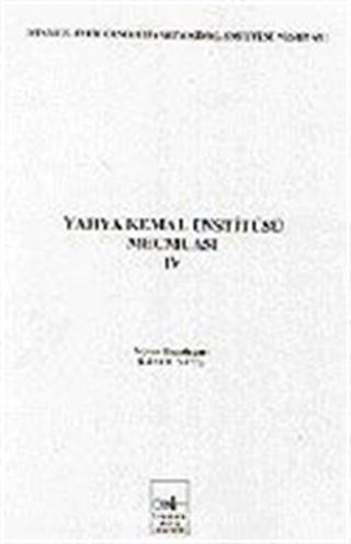 Yahya Kemal Enstitüsü Mecmuası IV