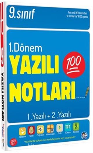 9. Sınıf Yazılı Notları 1. Dönem 1 ve 2. Yazılı