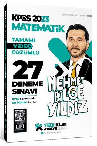 2023 KPSS Atölye Serisi Matematik Tamamı Video Çözümlü 27 Deneme Sınavı