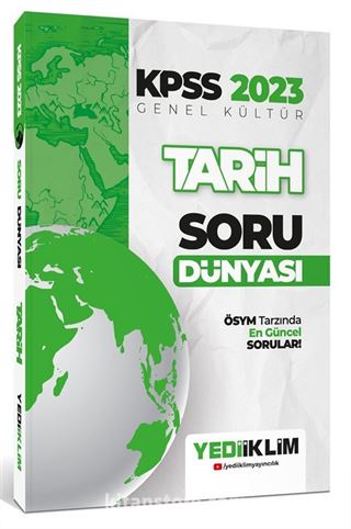 2023 KPSS Genel Kültür Tarih Soru Dünyası