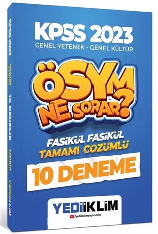 2023 KPSS Genel Yetenek Genel Kültür Ösym Ne Sorar Tamamı Çözümlü 10 Fasikül Deneme