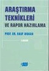 Araştırma Teknikleri ve Rapor Hazırlama