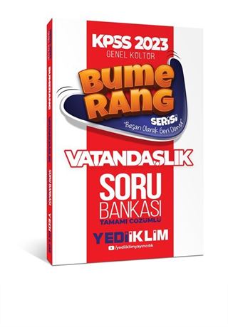 2023 KPSS Genel Kültür Bumerang Vatandaşlık Tamamı Çözümlü Soru Bankası