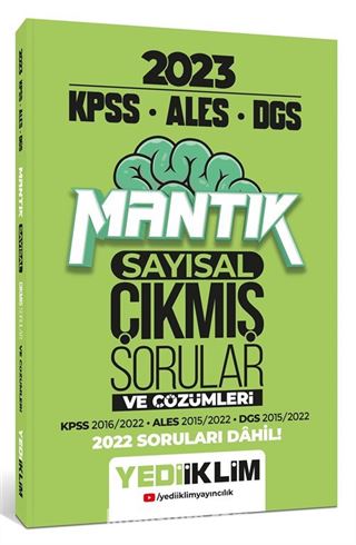 2023 KPSS ALES DGS Sayısal Mantık Tamamı Çözümlü Çıkmış Sorular